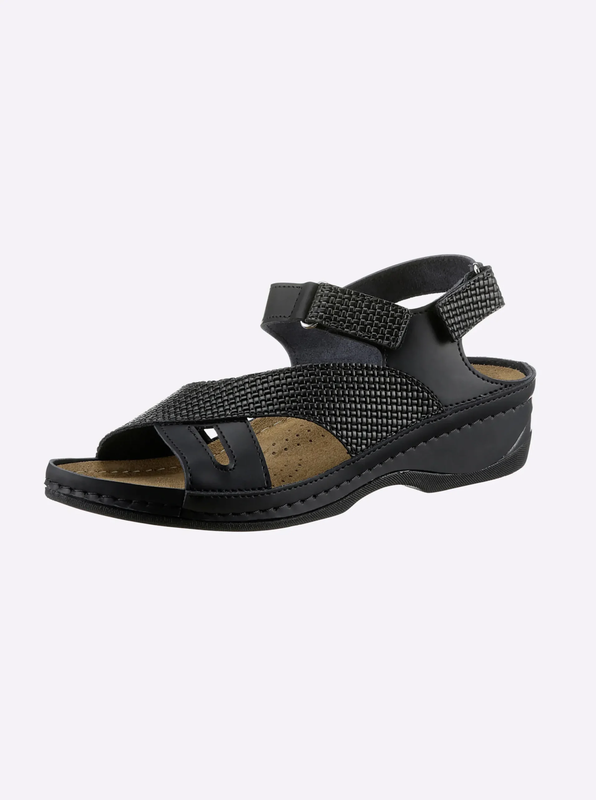Sandalen & Sandaletten|Dr. Feet Sandale schwarz