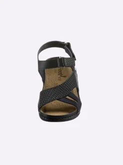 Sandalen & Sandaletten|Dr. Feet Sandale schwarz