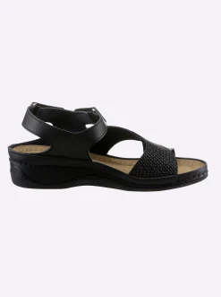 Sandalen & Sandaletten|Dr. Feet Sandale schwarz