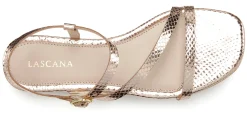 Sandalen & Sandaletten|LASCANA Sandale goldfarben