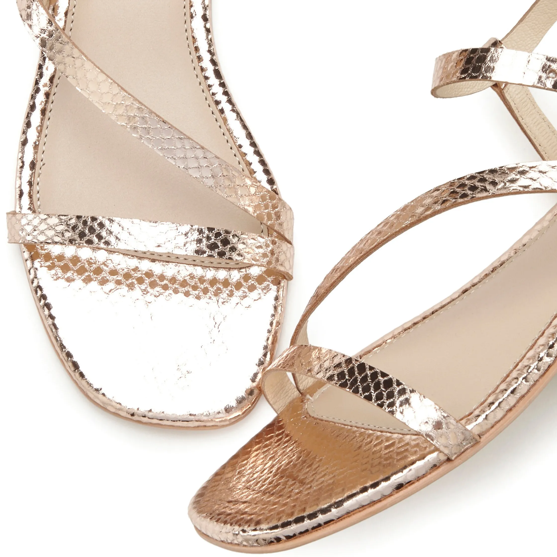 Sandalen & Sandaletten|LASCANA Sandale goldfarben