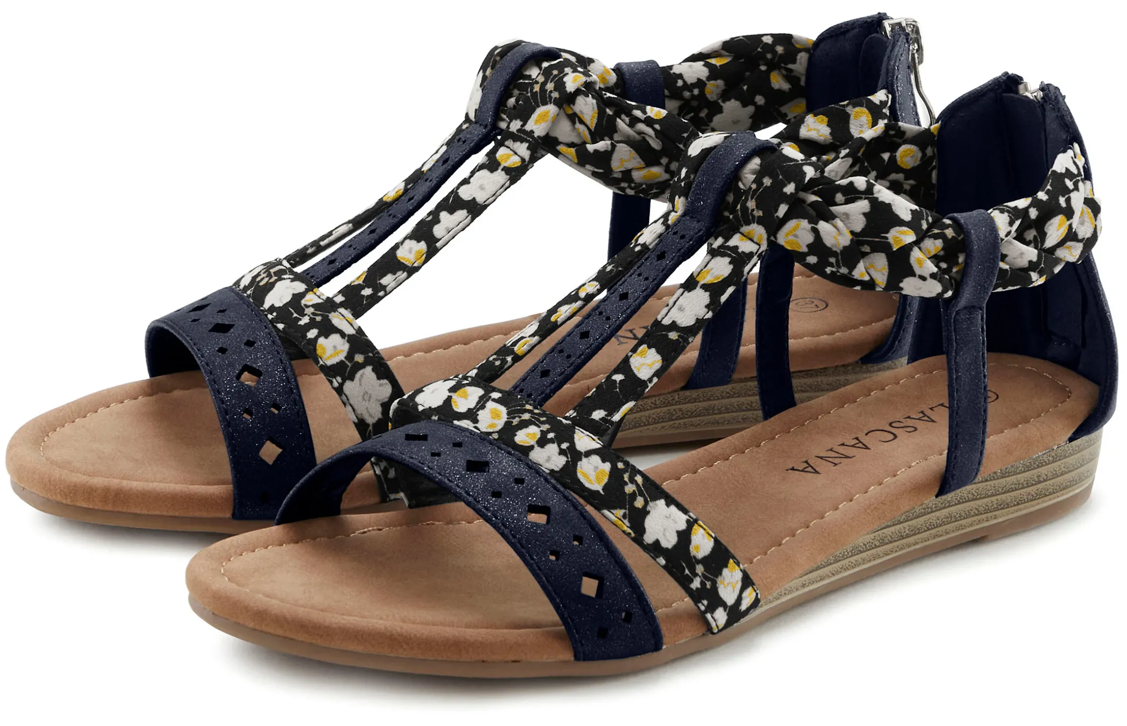 Sandalen & Sandaletten|LASCANA Sandale schwarz