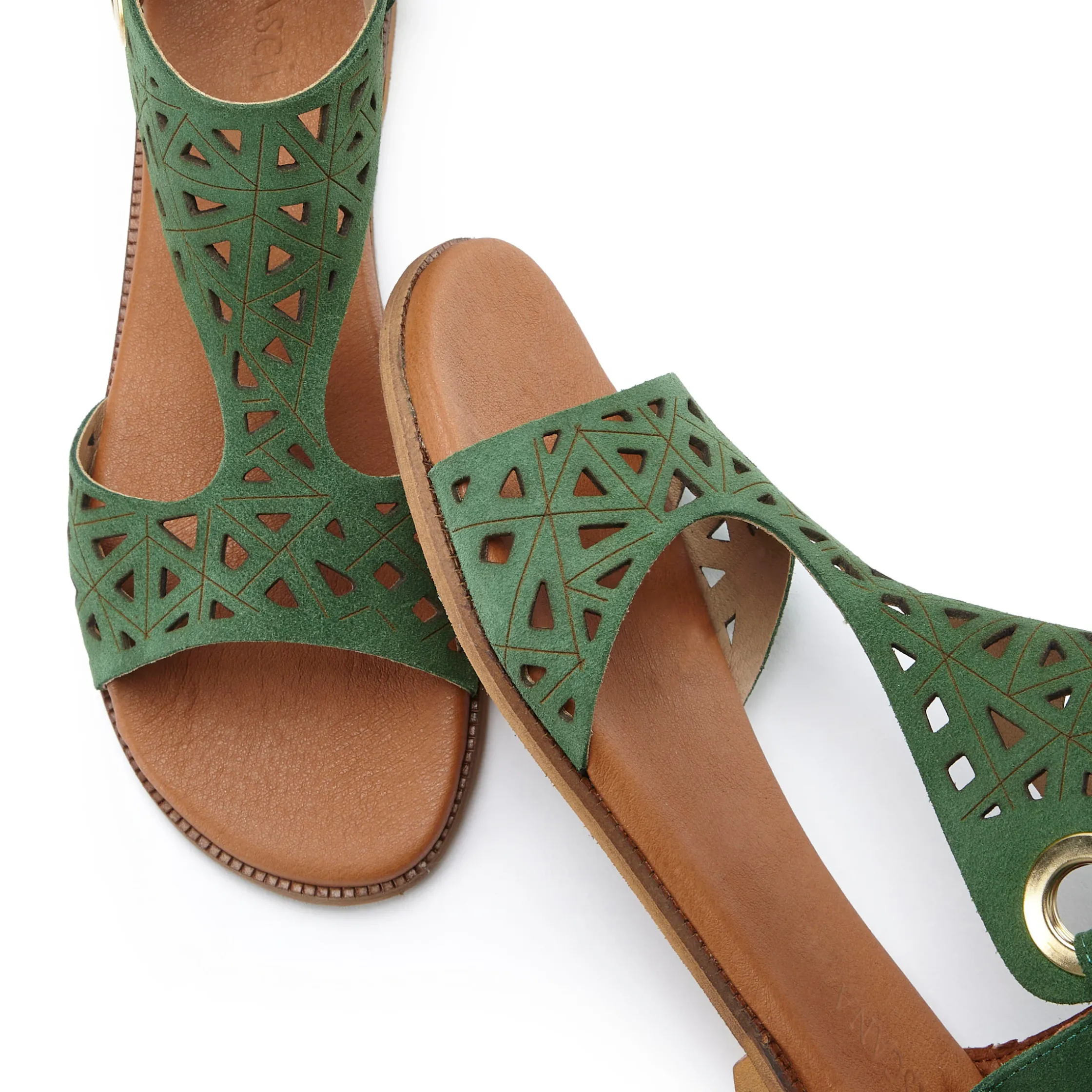 Sandalen & Sandaletten|LASCANA Sandale grün