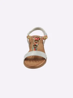 Sandalen & Sandaletten|heine Sandale silberfarben-bunt