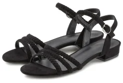 Sandalen & Sandaletten|LASCANA Sandale schwarz