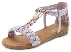 Sandalen & Sandaletten|LASCANA Sandale flieder
