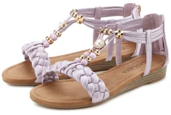 Sandalen & Sandaletten|LASCANA Sandale flieder