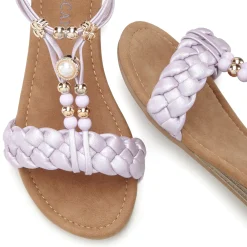 Sandalen & Sandaletten|LASCANA Sandale flieder