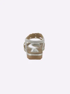 Sandalen & Sandaletten|Andrea Conti Sandale silberfarben