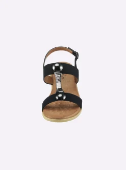Sandalen & Sandaletten|heine Sandale schwarz