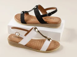 Sandalen & Sandaletten|heine Sandale schwarz