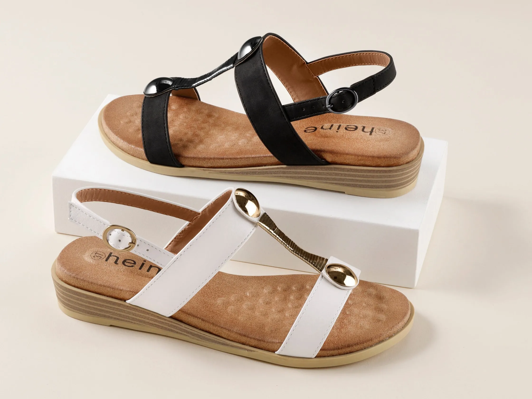 Sandalen & Sandaletten|heine Sandale schwarz