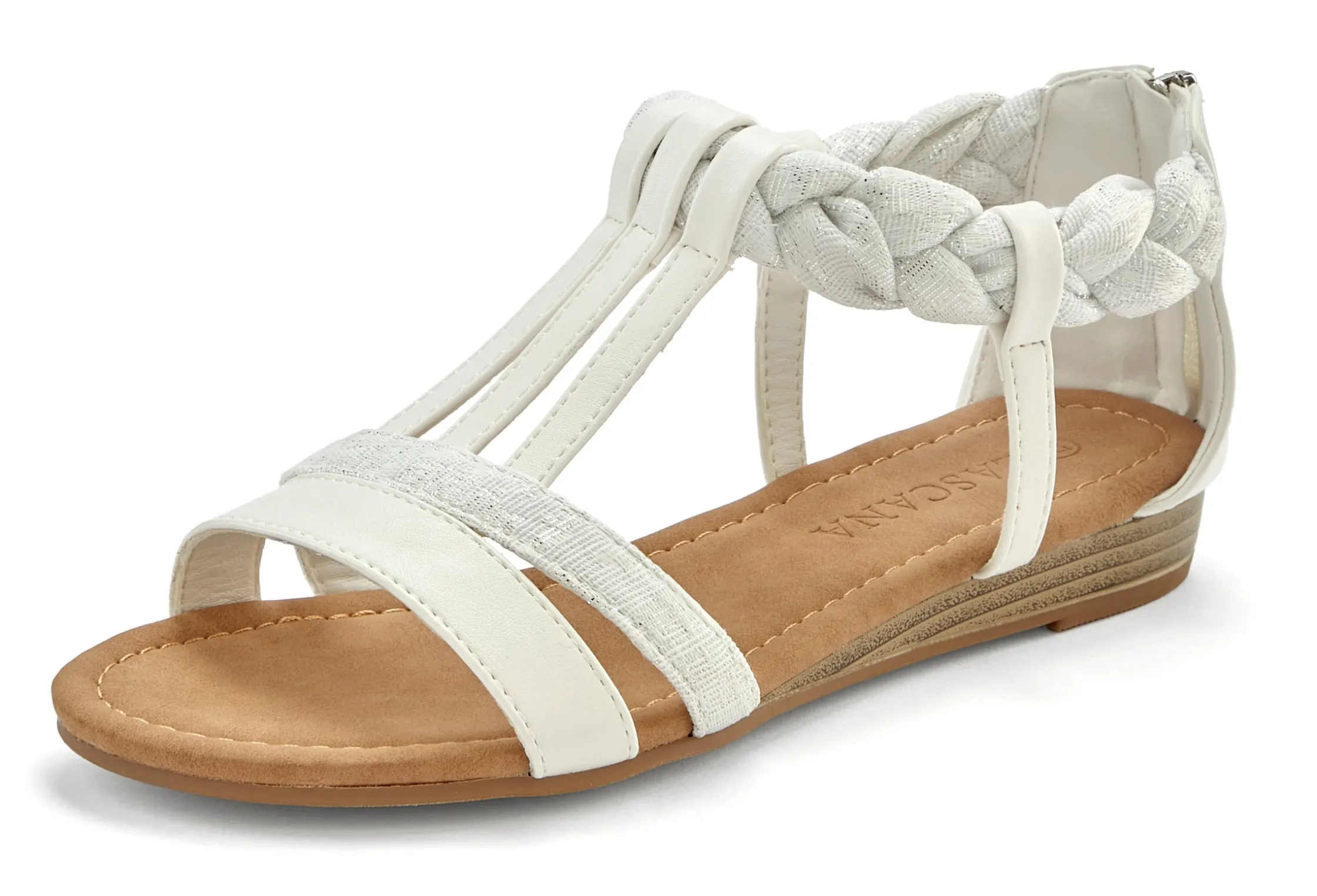 Sandalen & Sandaletten|LASCANA Sandale weiß