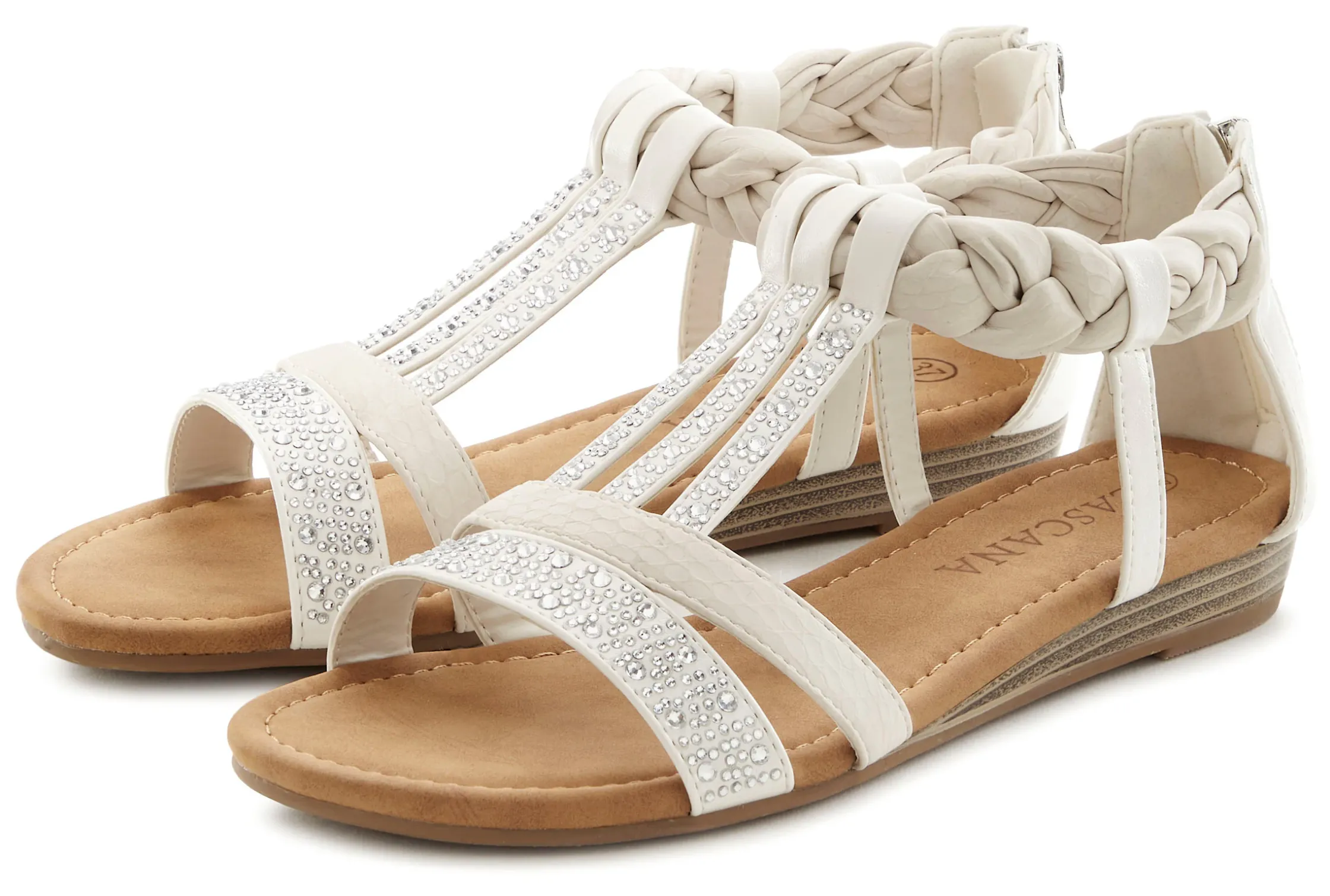 Sandalen & Sandaletten|LASCANA Sandale offwhite