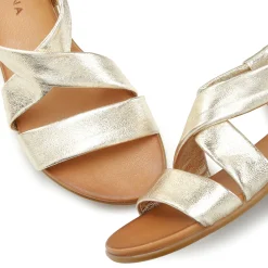 Sandalen & Sandaletten|LASCANA Sandale goldfarben