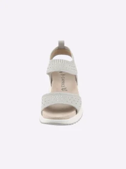 Sandalen & Sandaletten|Caprice Sandale hellgrau