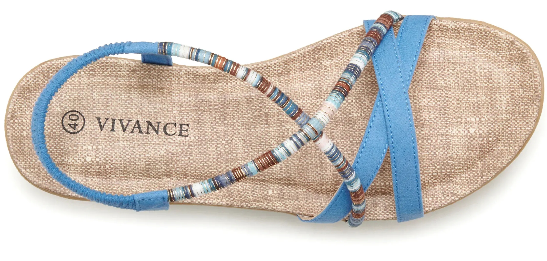 Sandalen & Sandaletten|Vivance Sandale blau