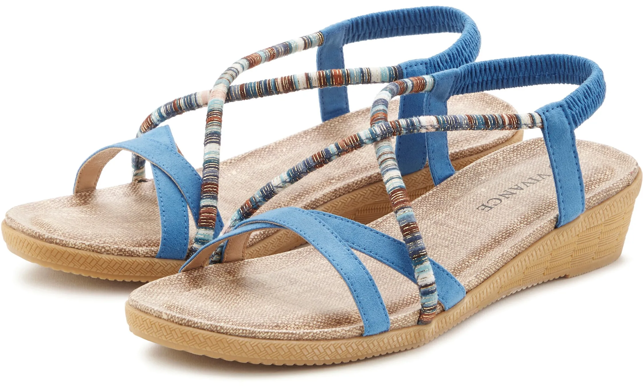 Sandalen & Sandaletten|Vivance Sandale blau