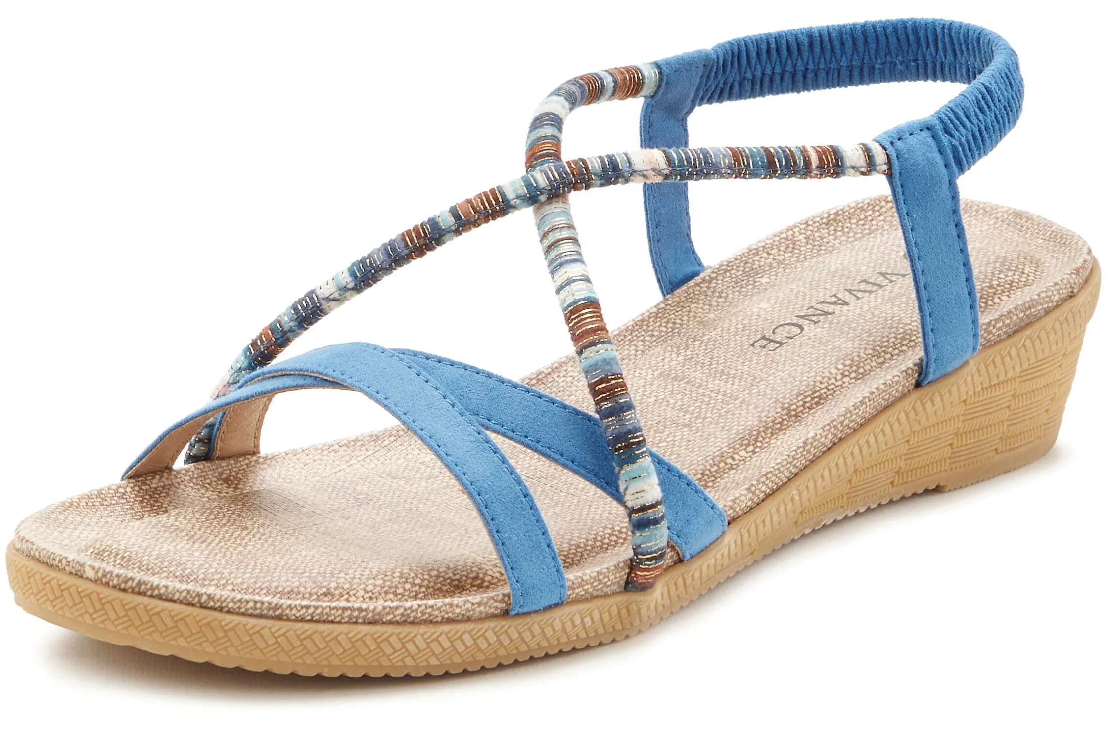 Sandalen & Sandaletten|Vivance Sandale blau