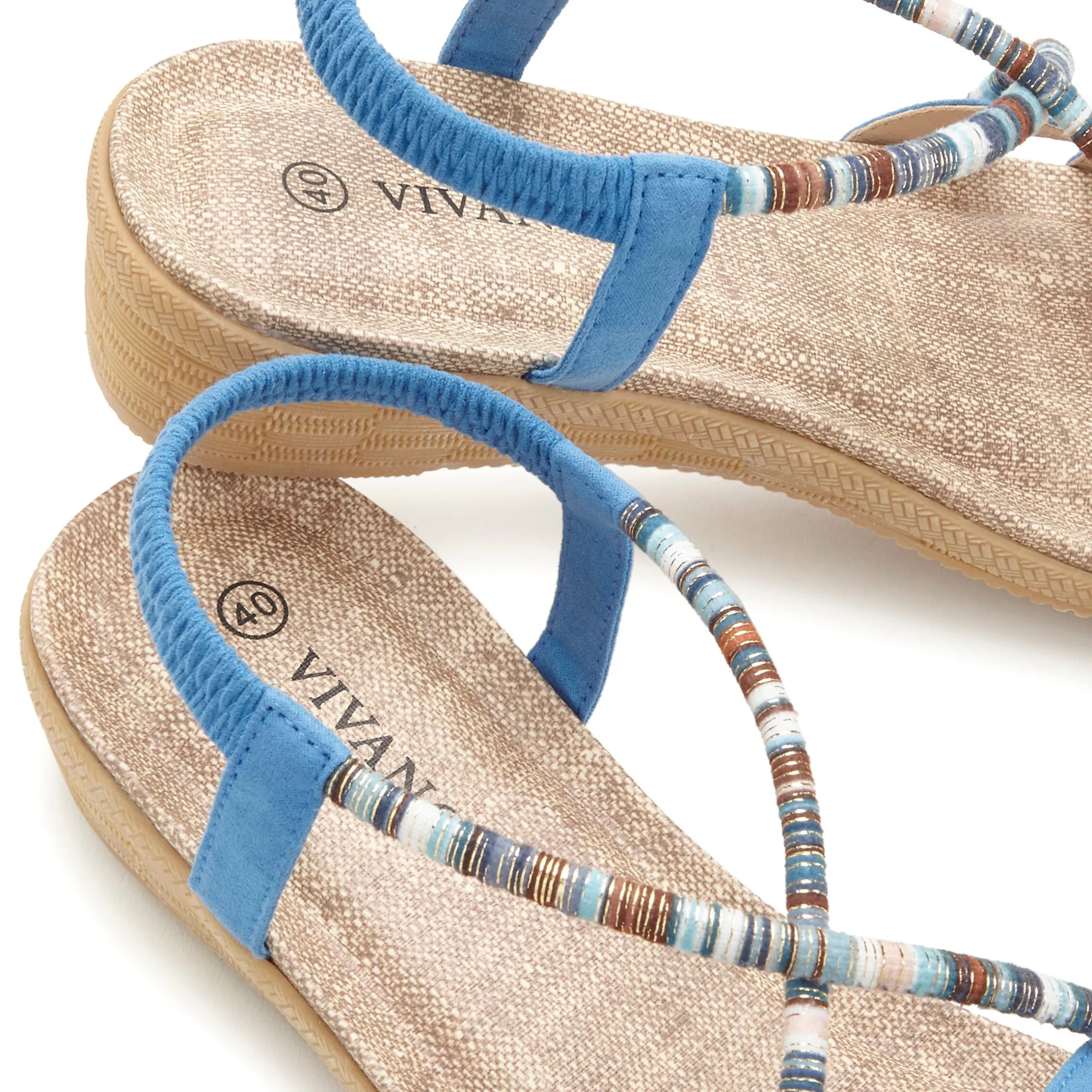 Sandalen & Sandaletten|Vivance Sandale blau