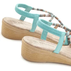 Sandalen & Sandaletten|Vivance Sandale türkis