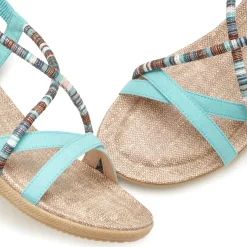 Sandalen & Sandaletten|Vivance Sandale türkis