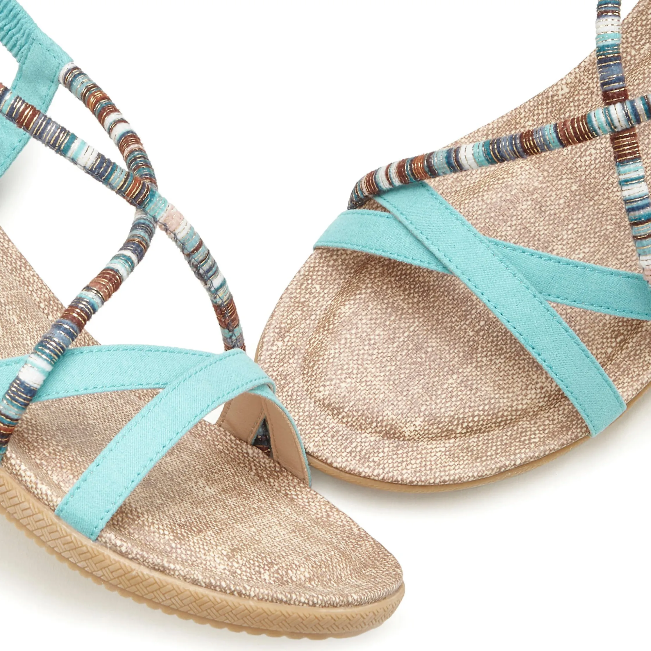 Sandalen & Sandaletten|Vivance Sandale türkis