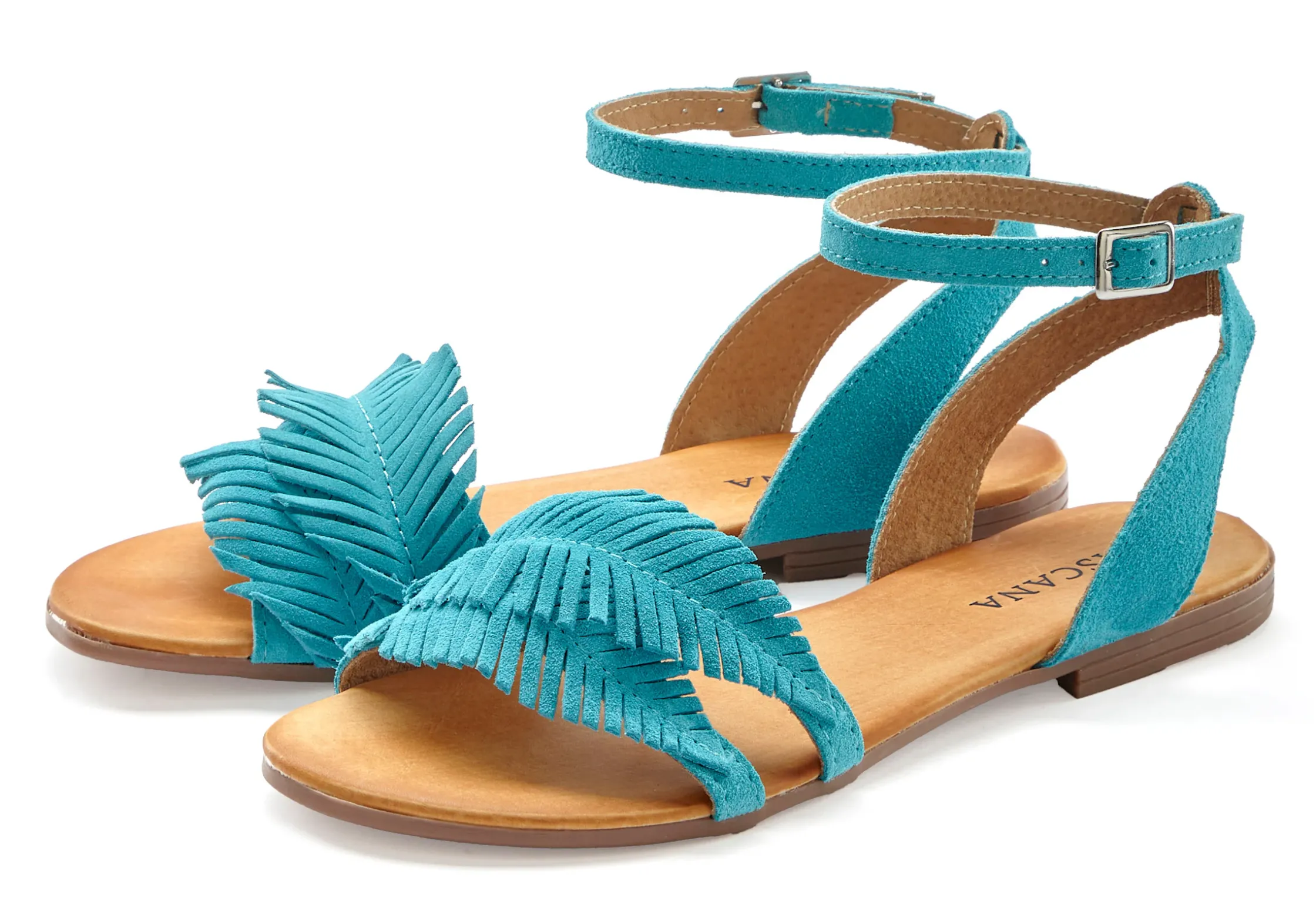 Sandalen & Sandaletten|LASCANA Sandale türkis