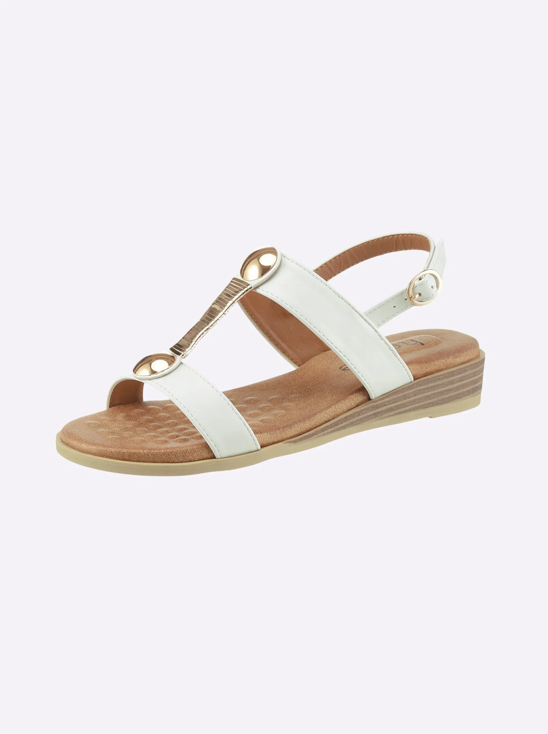 Sandalen & Sandaletten|heine Sandale weiß
