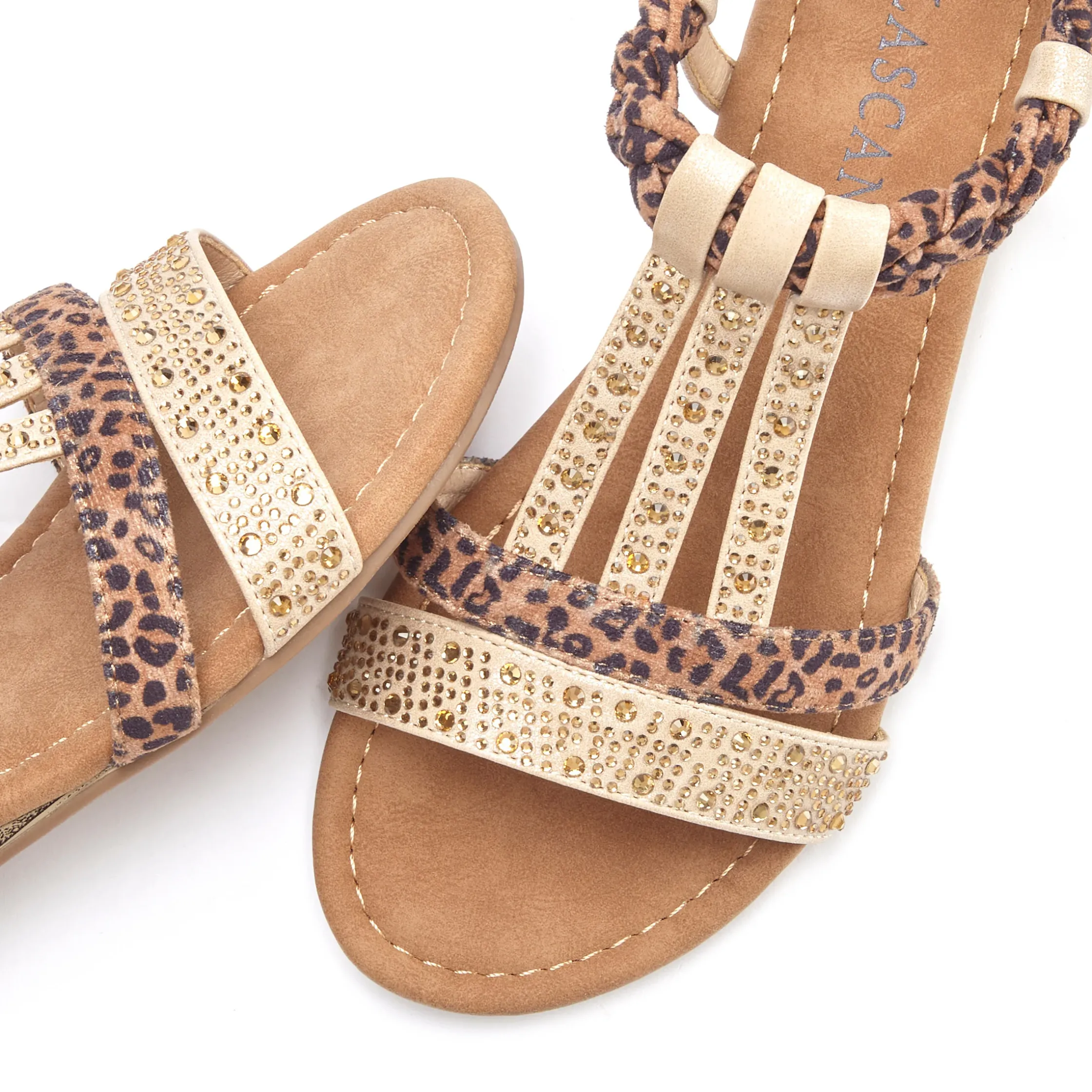 Sandalen & Sandaletten|LASCANA Sandale beige-braun
