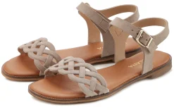 Sandalen & Sandaletten|LASCANA Sandale beige