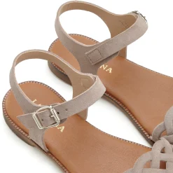 Sandalen & Sandaletten|LASCANA Sandale beige