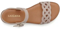 Sandalen & Sandaletten|LASCANA Sandale beige