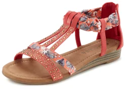 Sandalen & Sandaletten|LASCANA Sandale rot