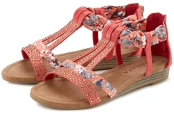Sandalen & Sandaletten|LASCANA Sandale rot