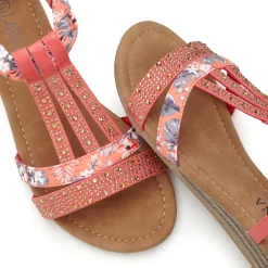Sandalen & Sandaletten|LASCANA Sandale rot