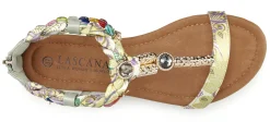 Sandalen & Sandaletten|LASCANA Sandale grün