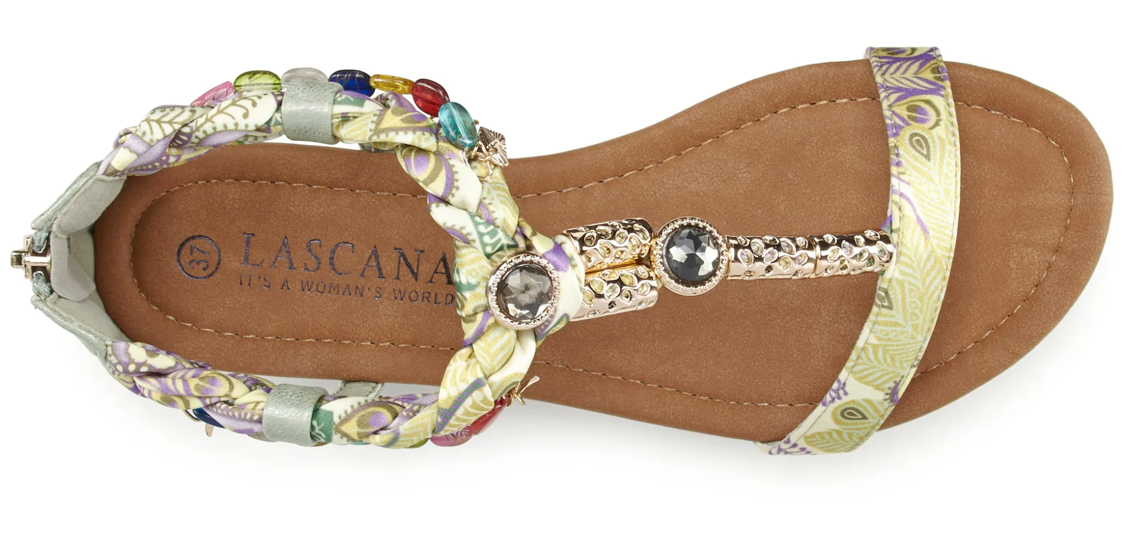Sandalen & Sandaletten|LASCANA Sandale grün