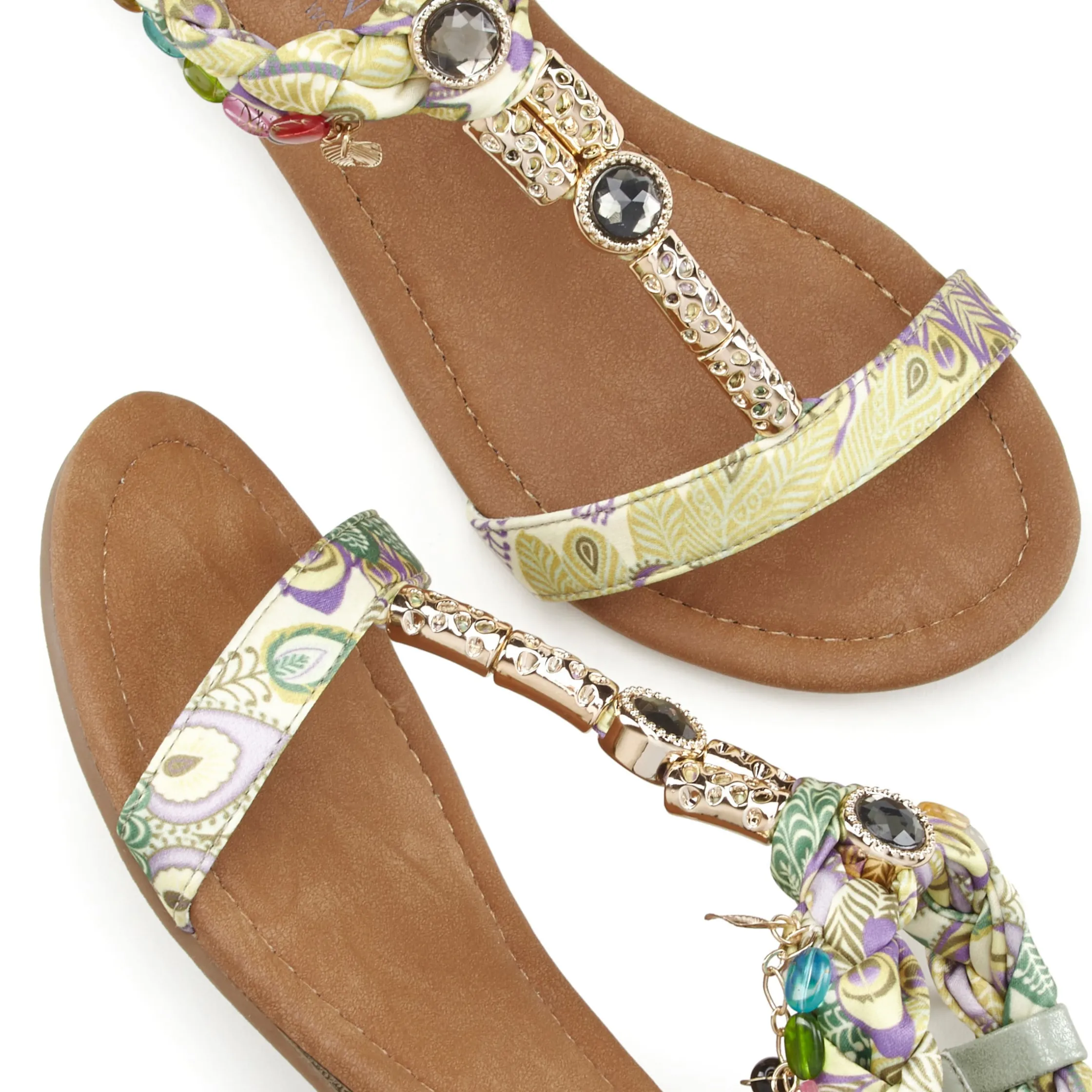 Sandalen & Sandaletten|LASCANA Sandale grün