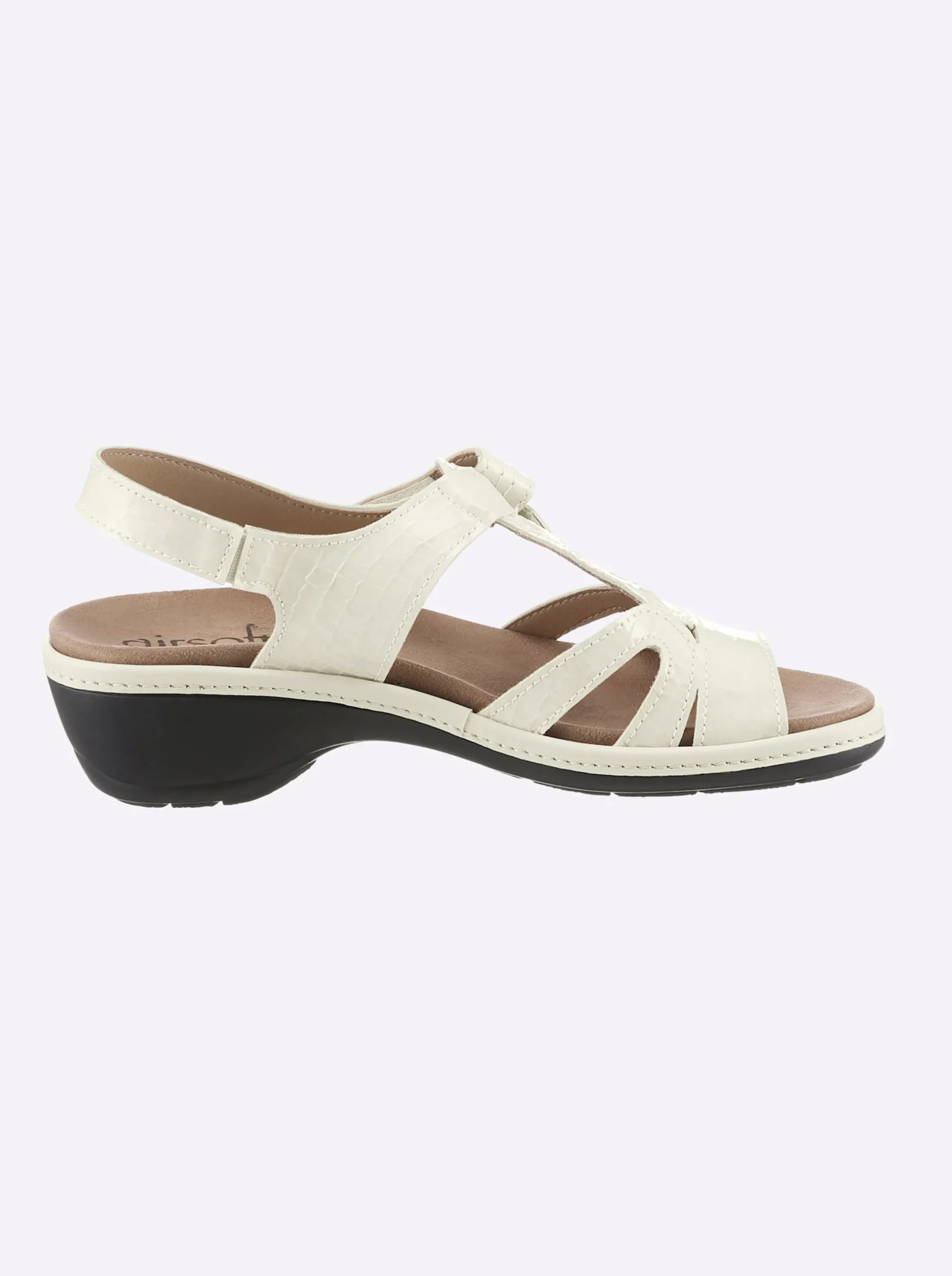Sandalen & Sandaletten|airsoft comfort+ Sandale für kräftige Füße ecru