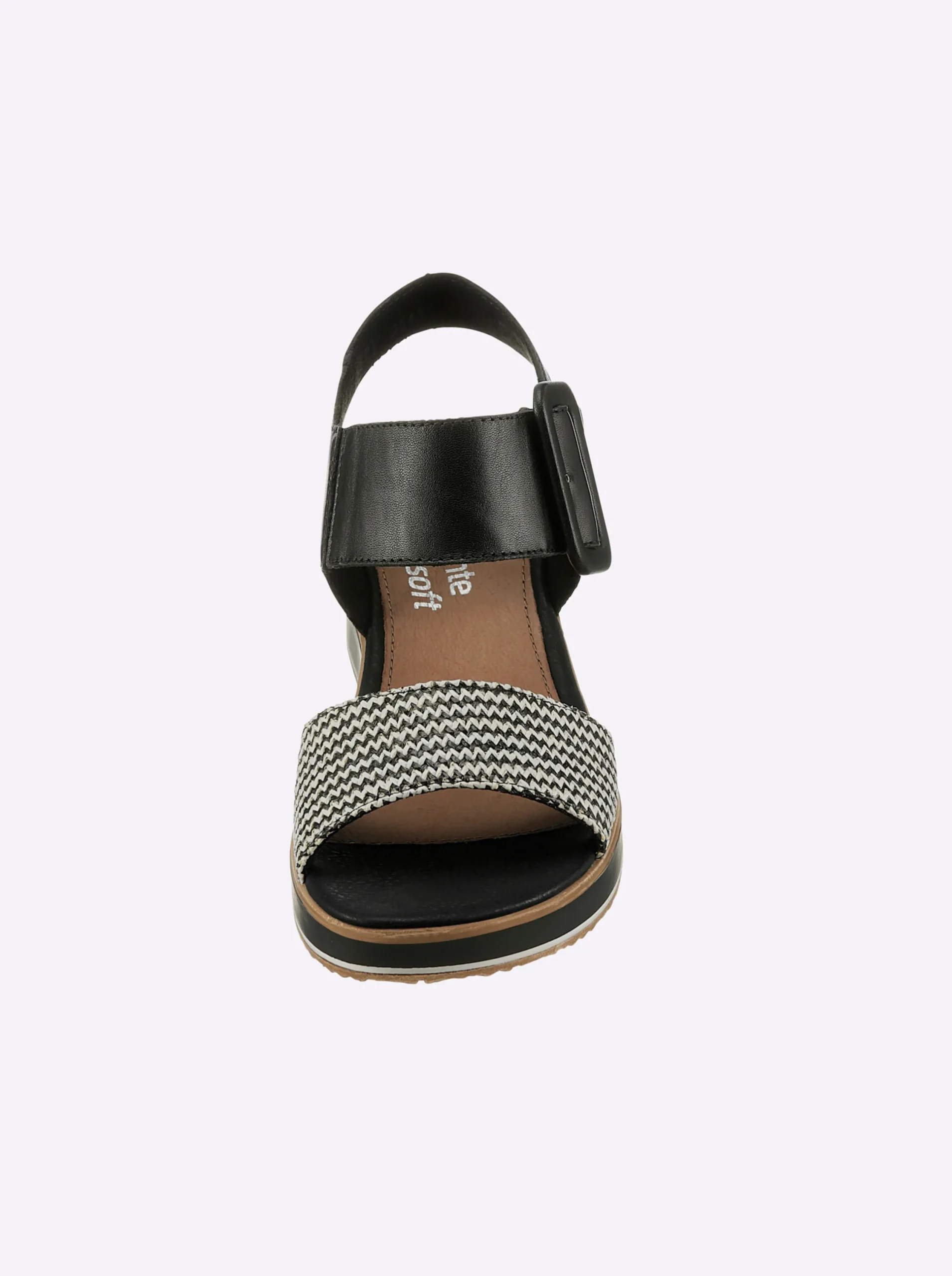 Sandalen & Sandaletten|Remonte Sandale für schmale Füße schwarz