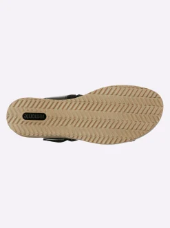 Sandalen & Sandaletten|Remonte Sandale für schmale Füße schwarz