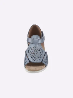 Sandalen & Sandaletten|airsoft comfort+ Sandale mit elastischem Vorderfußbereich eisblau