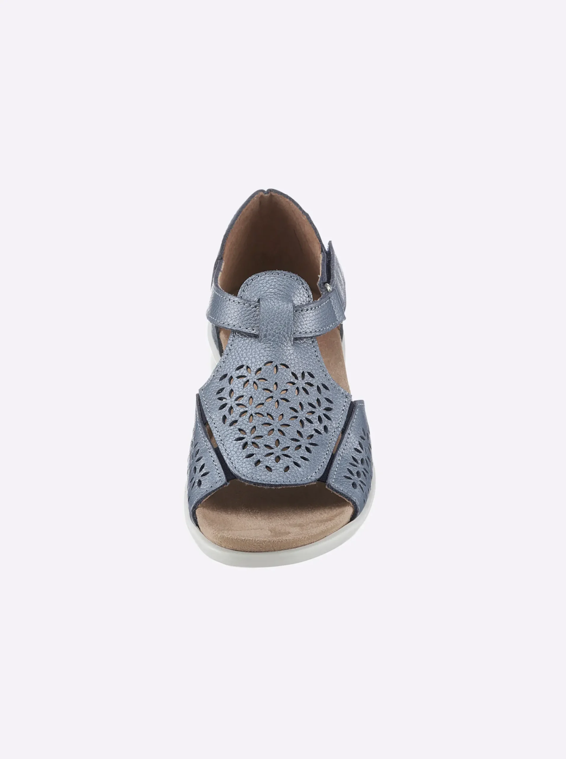 Sandalen & Sandaletten|airsoft comfort+ Sandale mit elastischem Vorderfußbereich eisblau