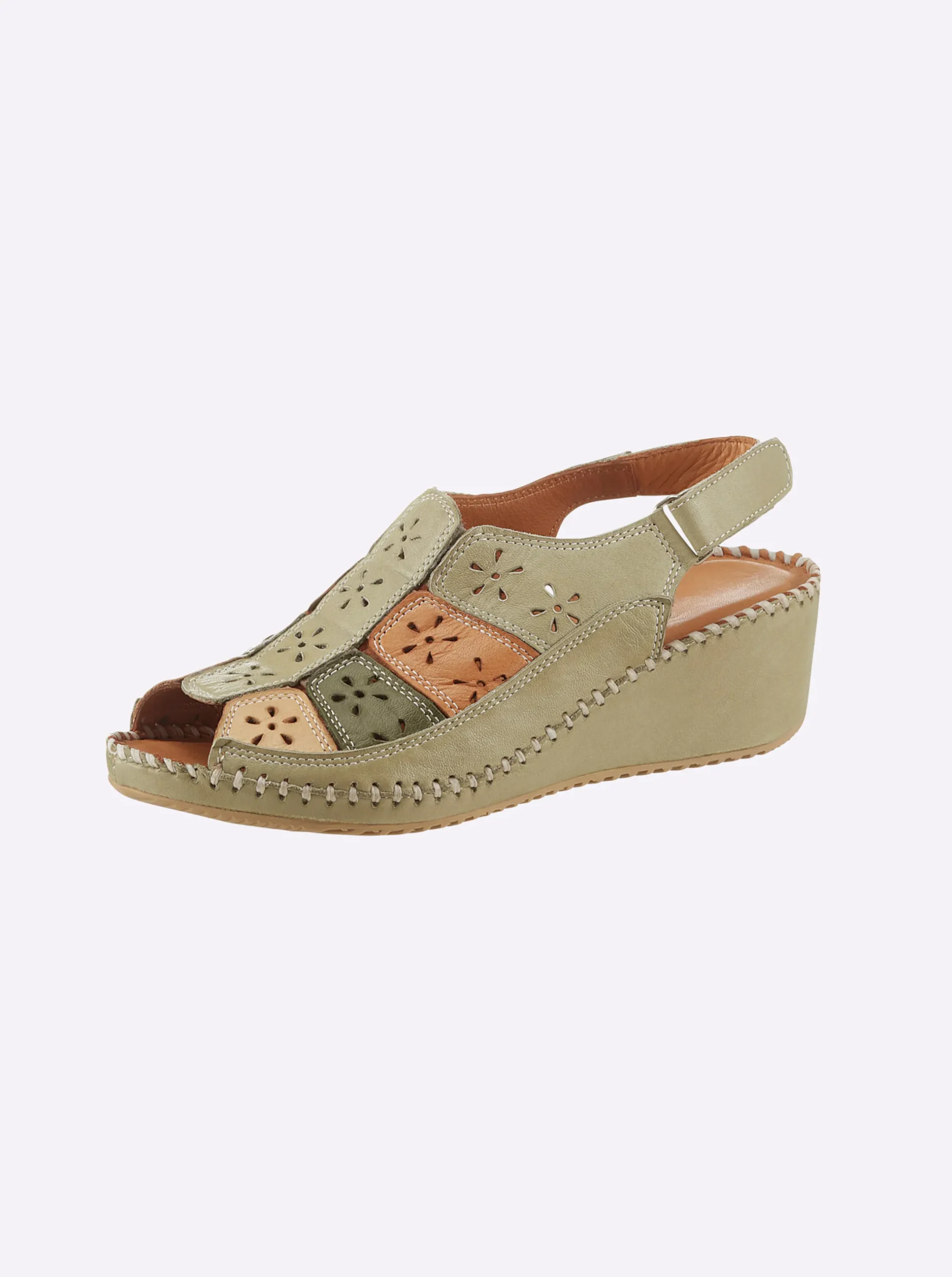 Sandalen & Sandaletten|airsoft modern+ Sandale mit gepolsterter Innensohle pistazie