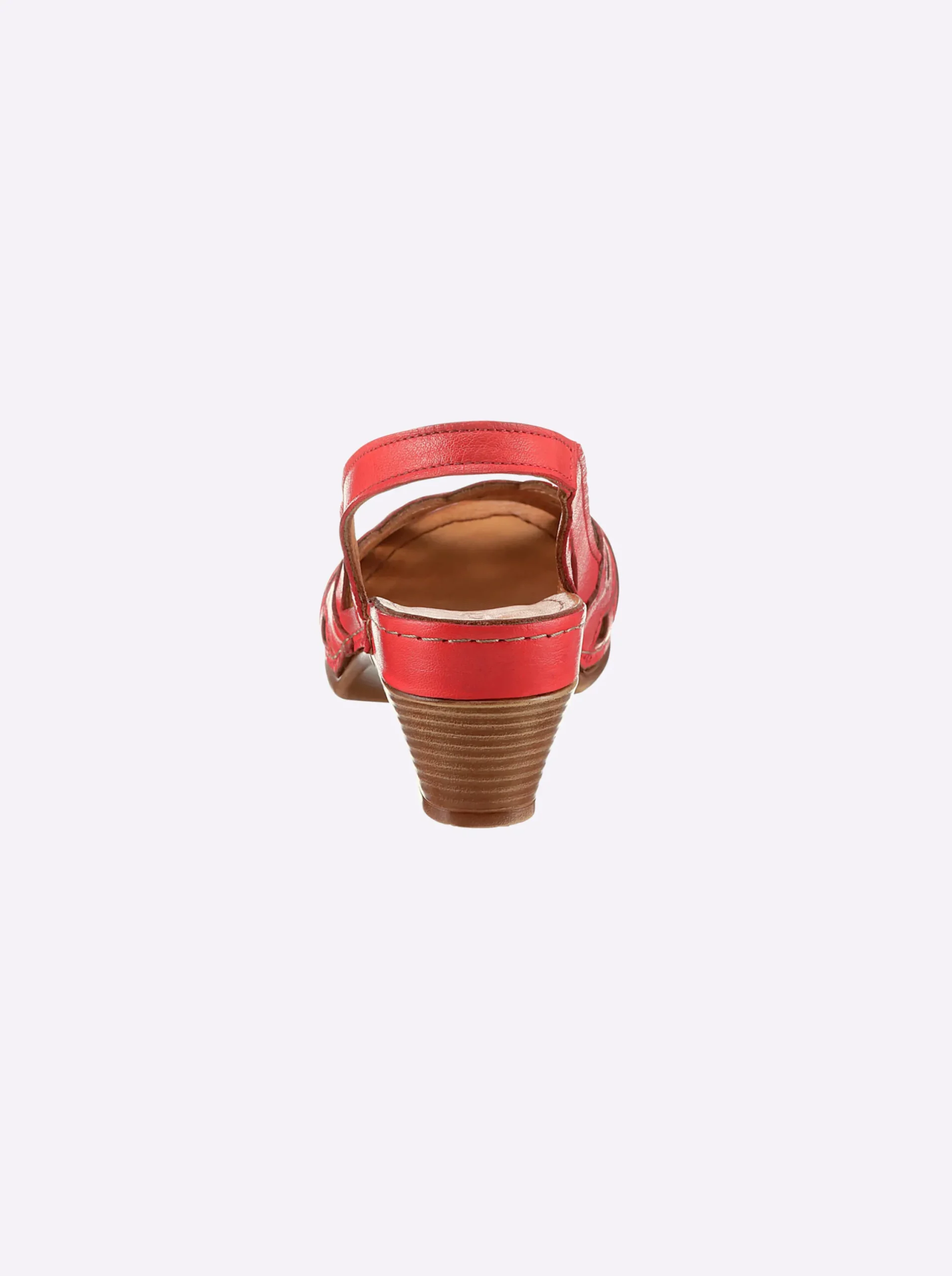 Sandalen & Sandaletten|Gemini Sandale mit Gummizug für leichten Einstieg rot