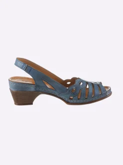 Sandalen & Sandaletten|Gemini Sandale mit Gummizug für leichten Einstieg royalblau