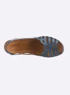 Sandalen & Sandaletten|Gemini Sandale mit Gummizug für leichten Einstieg royalblau