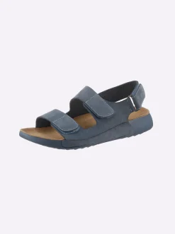 Sandalen & Sandaletten|airsoft modern+ Sandale mit Klettverschluss hellblau