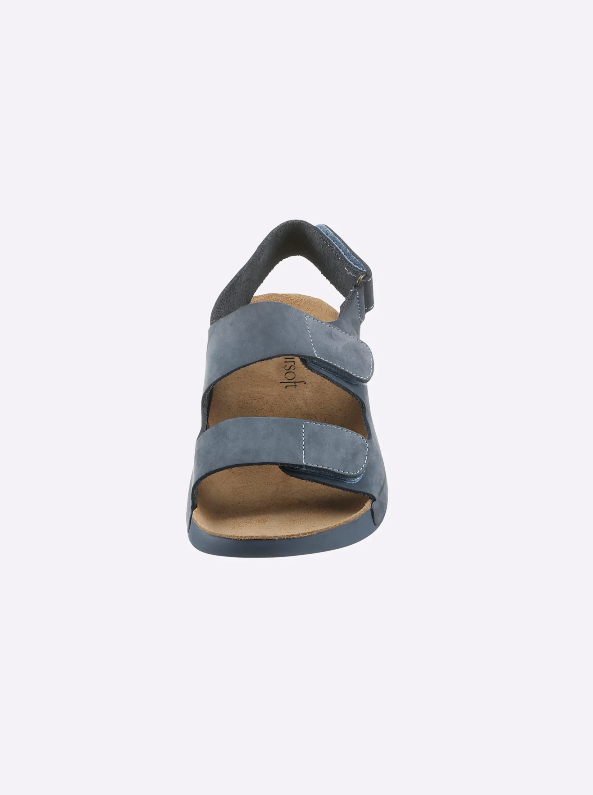 Sandalen & Sandaletten|airsoft modern+ Sandale mit Klettverschluss hellblau